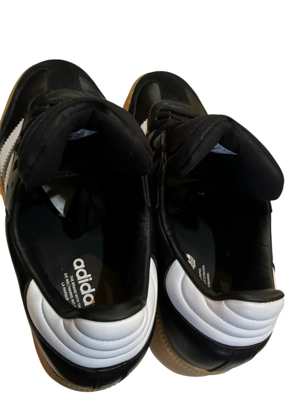 Adidas Samba OG Men’s Sneaker Black White Gum Sole Size 11.5 B75807